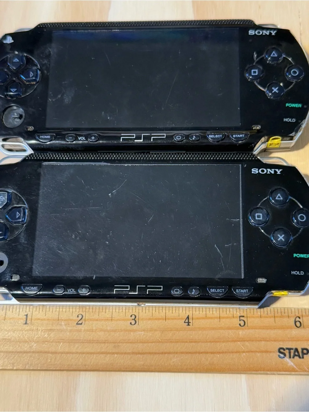 2-Sony PSP-1001/06 Handheld Console Turns On Won’t Charger-For Parts/Repair/Only